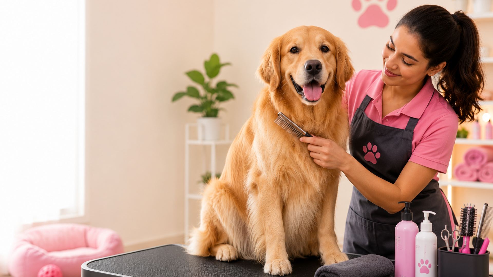 Dog grooming service at home in Ahmedabad